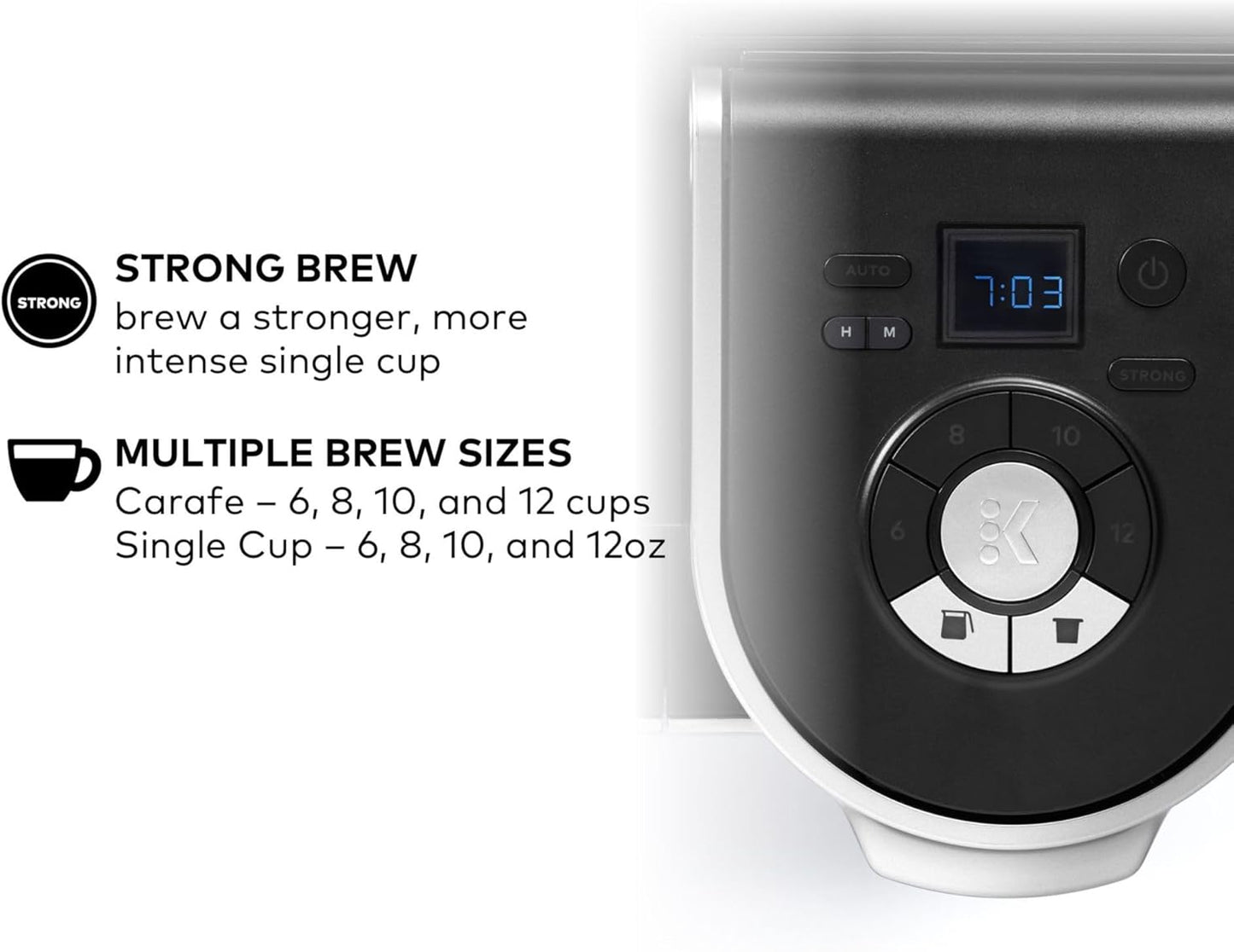 Keurig K-Duo Coffee Maker – Single Serve & Carafe, Gen 1 - Black