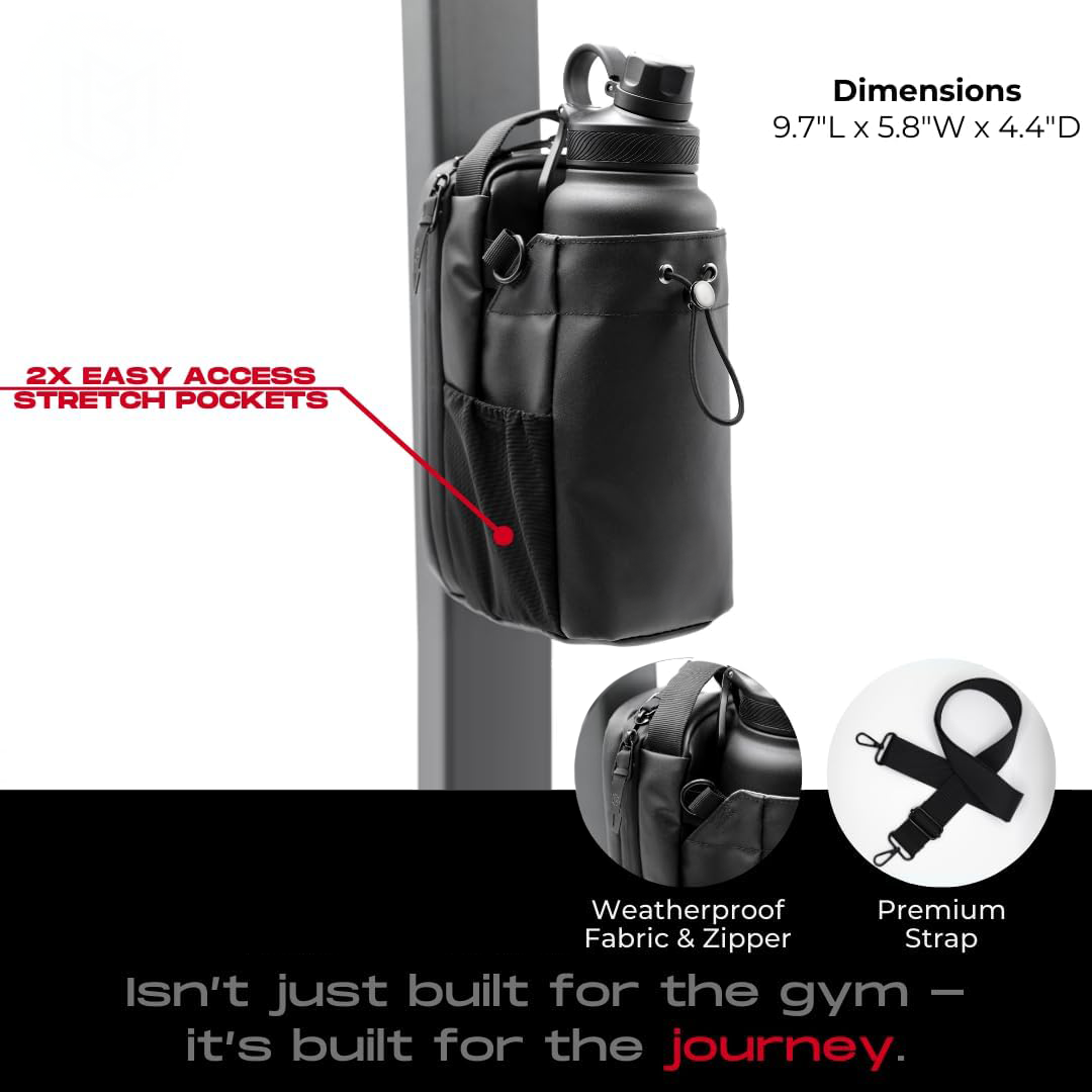 MagnaGrip Pro – Water Bottle Bag for Gym, Sports & Travel