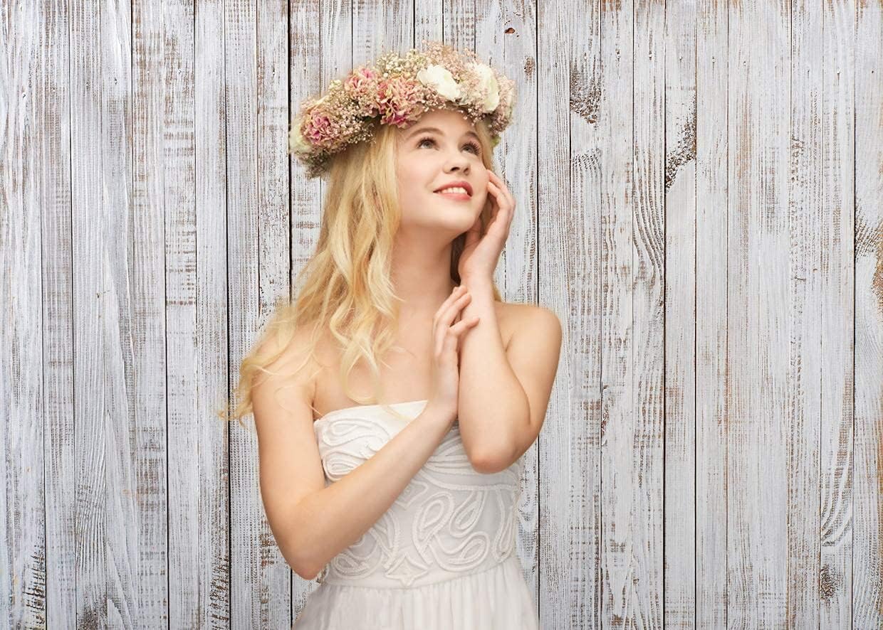 7ft X 5ft Vintage Wood Backdrop for Photography, Events & Parties