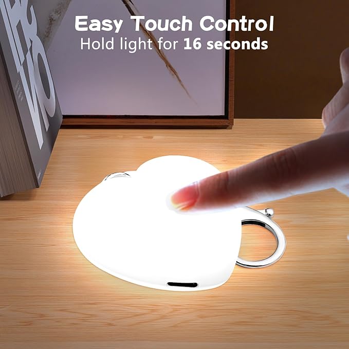 HeartGlow – Touch & Motion Sensor LED Light, Rechargeable and Portable Smart Illumination