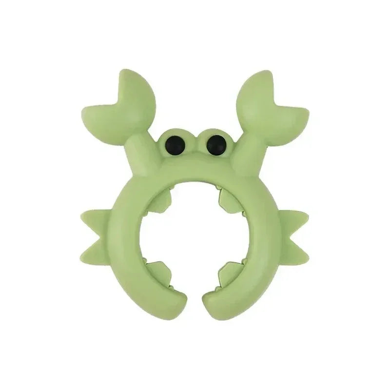 Crabby Buddy – Silicone Heat-Resistant Spoon Rest & Pot Clip for Cooking