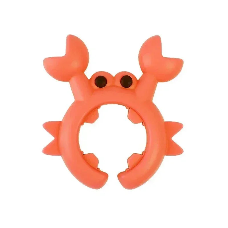 Crabby Buddy – Silicone Heat-Resistant Spoon Rest & Pot Clip for Cooking