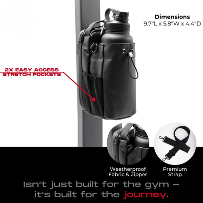 MagnaGrip Pro – Water Bottle Bag for Gym, Sports & Travel